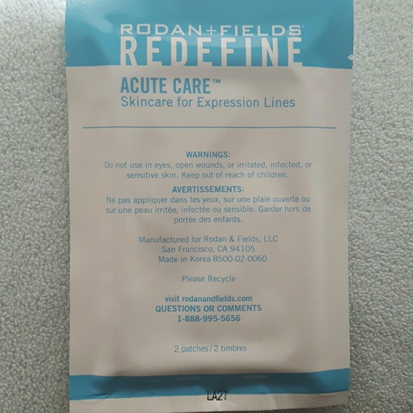 2 packs (4 patches) of Rodan and Fields Acute Care - Picture 2 of 4